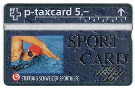SPORT CARD, Schwimmer - seltene Firmen Taxcard