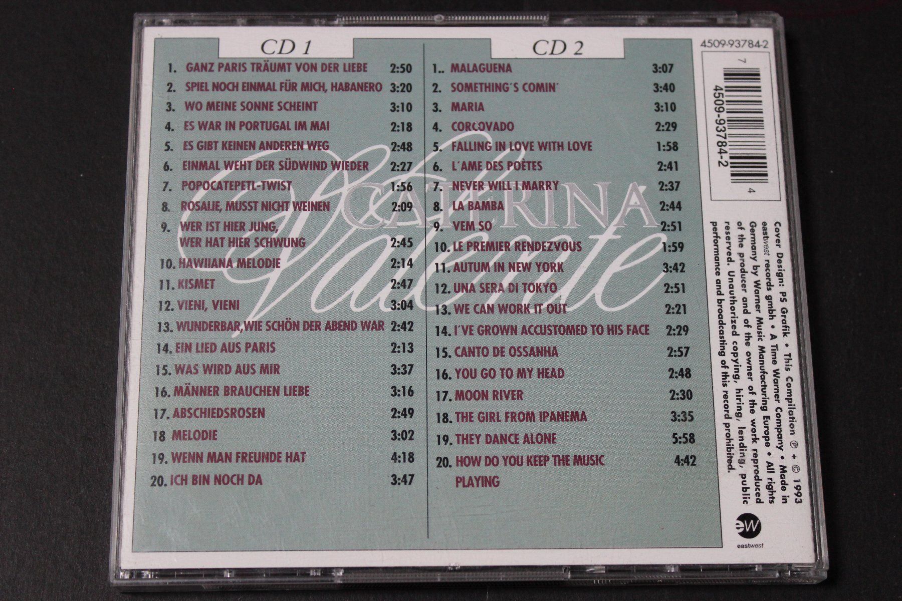 CD: CATERINA VALENTE - SUPERHITS 2CD 1993 – Usato da Tübach venduto da JamesStone 3