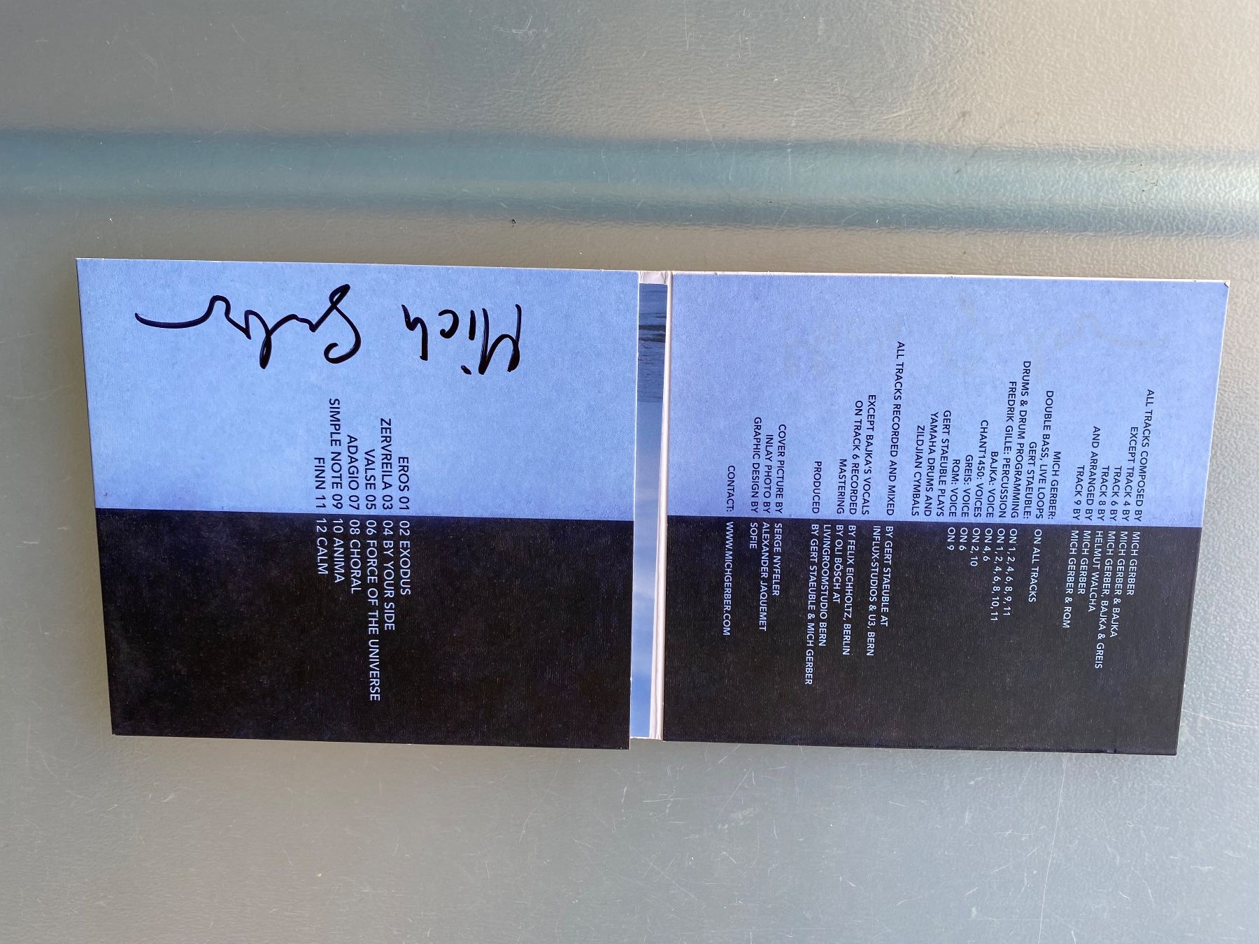 CDs: Mich Gerber - Wanderer ink. org. Unterschrift – Gebraucht aus Oberried Brienz von Chyara 2