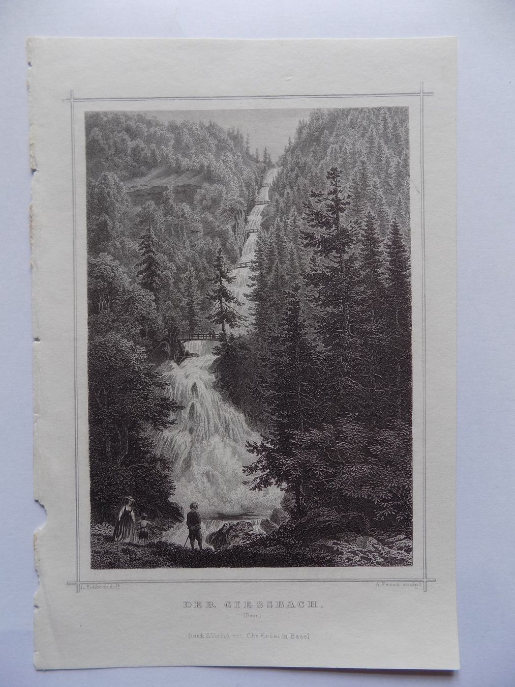 Stiche: Der Giessbach Bern – Gebraucht aus Risch von Antikfee 1