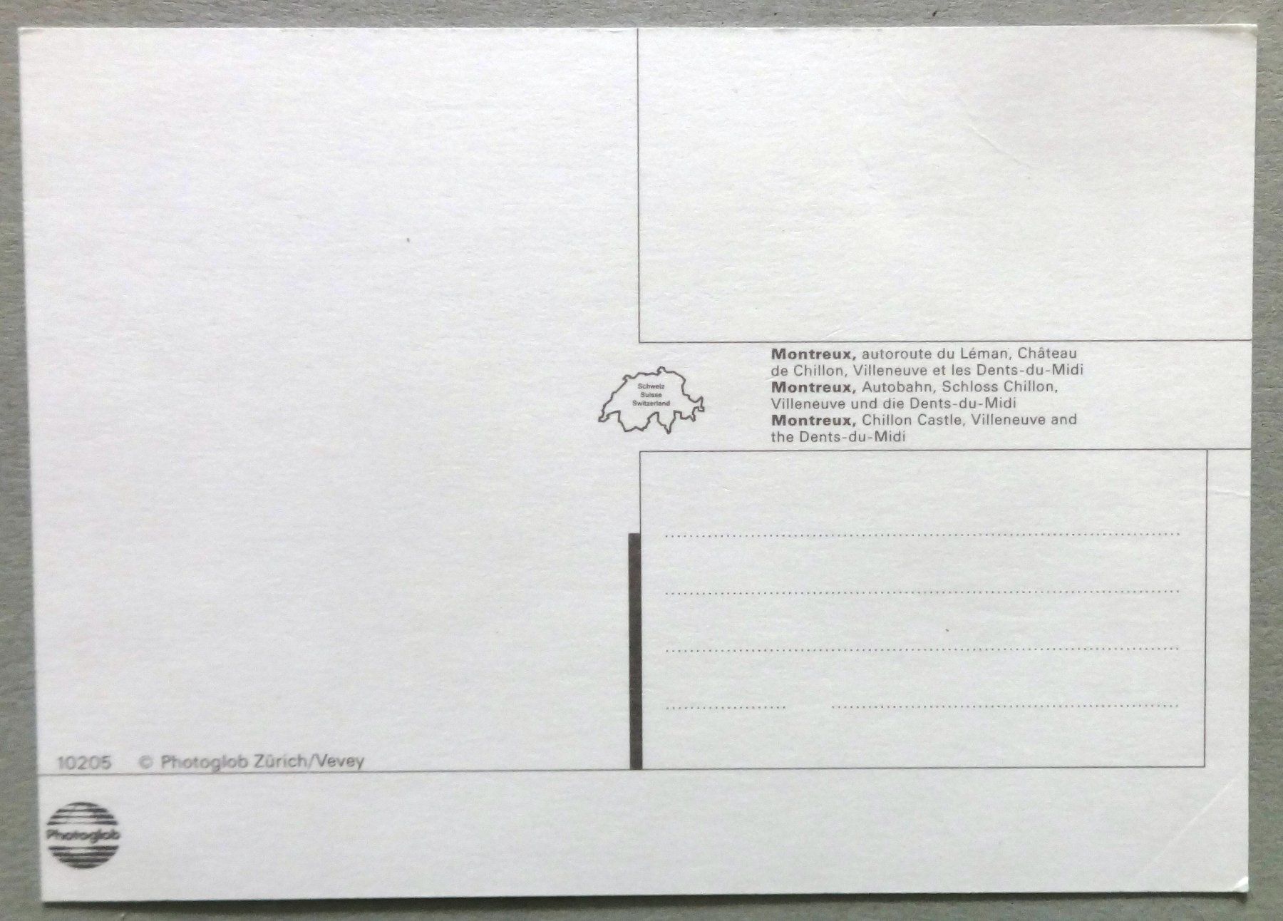 Cartes postales: Montreux, autoroute du Léman – D'occasion à Fétigny par Billy2miny 1