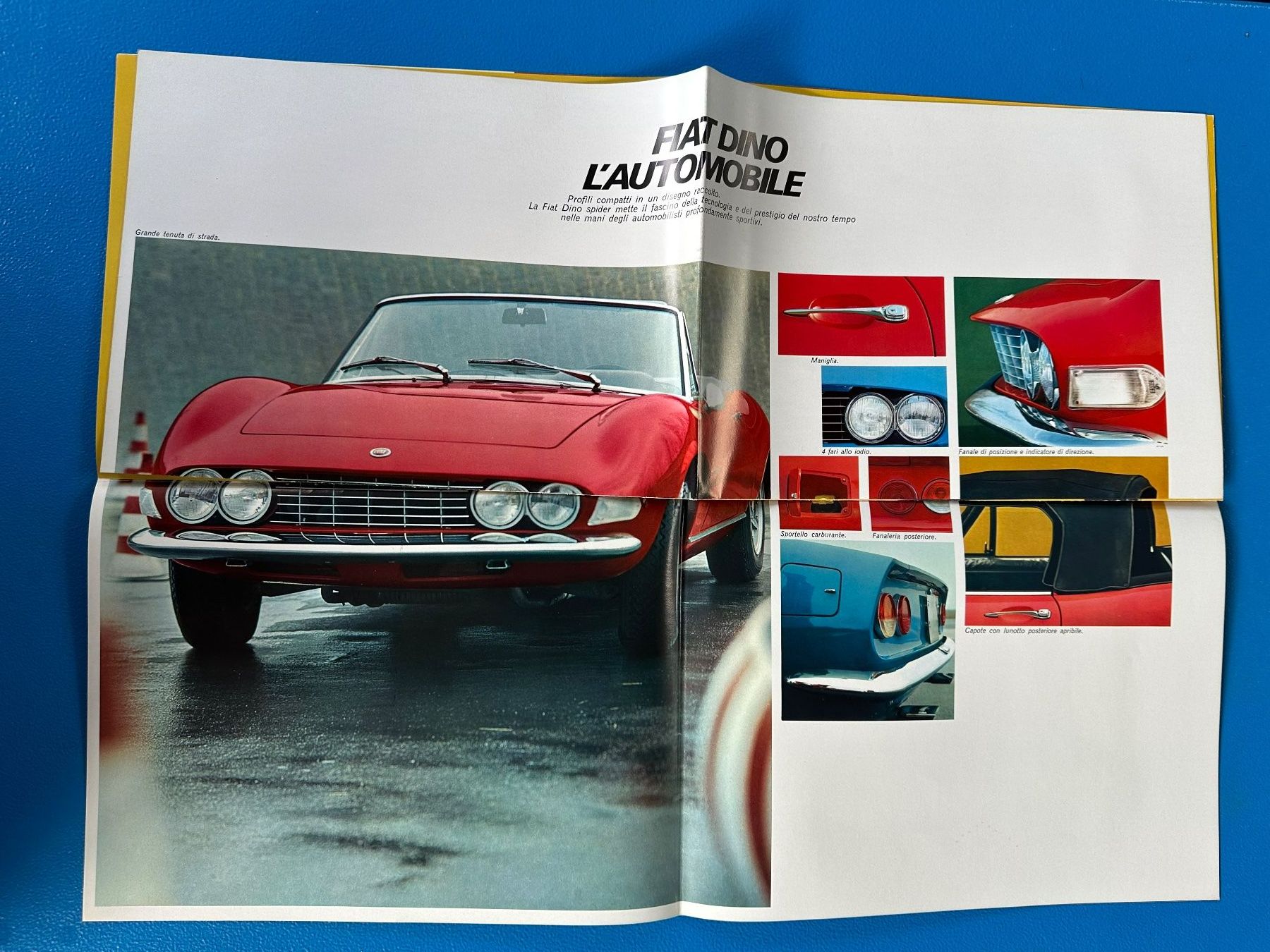 Fiat Documenti: Fiat Dino Spider , Orginal Prospekt – Usato da Boswil venduto da pavo1 5