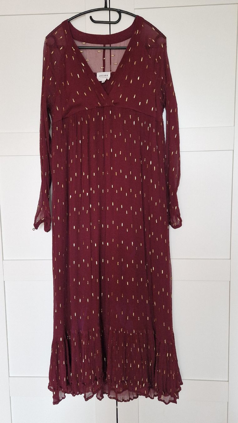 Sezane Kleider: Robe longue Suzanne taille 38 – Gebraucht aus Pully von Patriciaeve