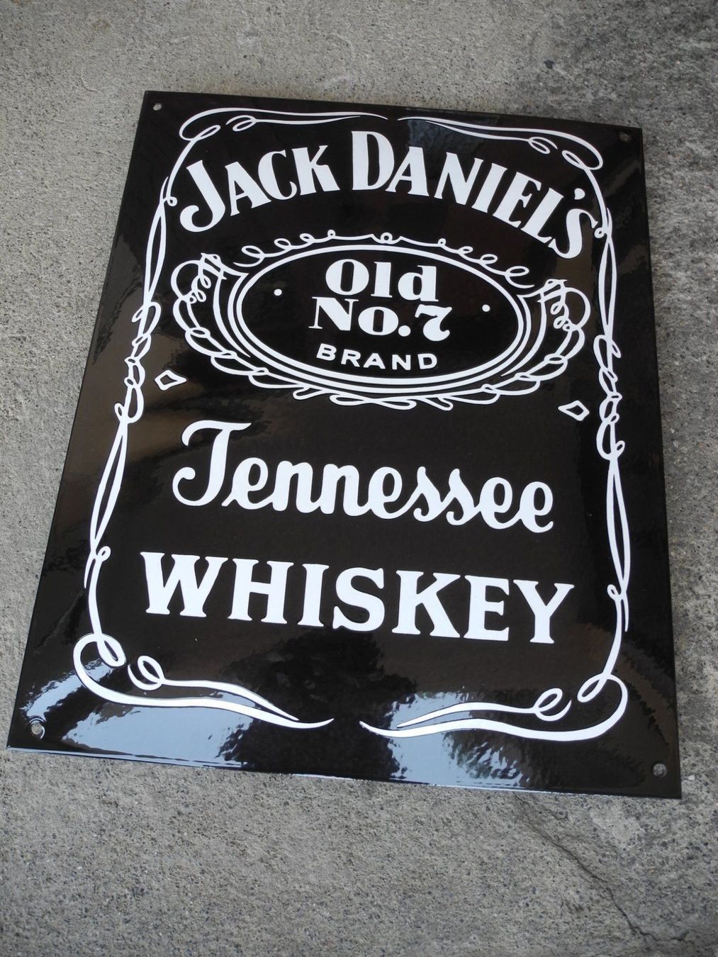 Jack Daniels Schilder: JACK DANIELS EMAILSCHILD – Neu (gemäss Beschreibung) aus Reinach AG von Huckleberrysix 2