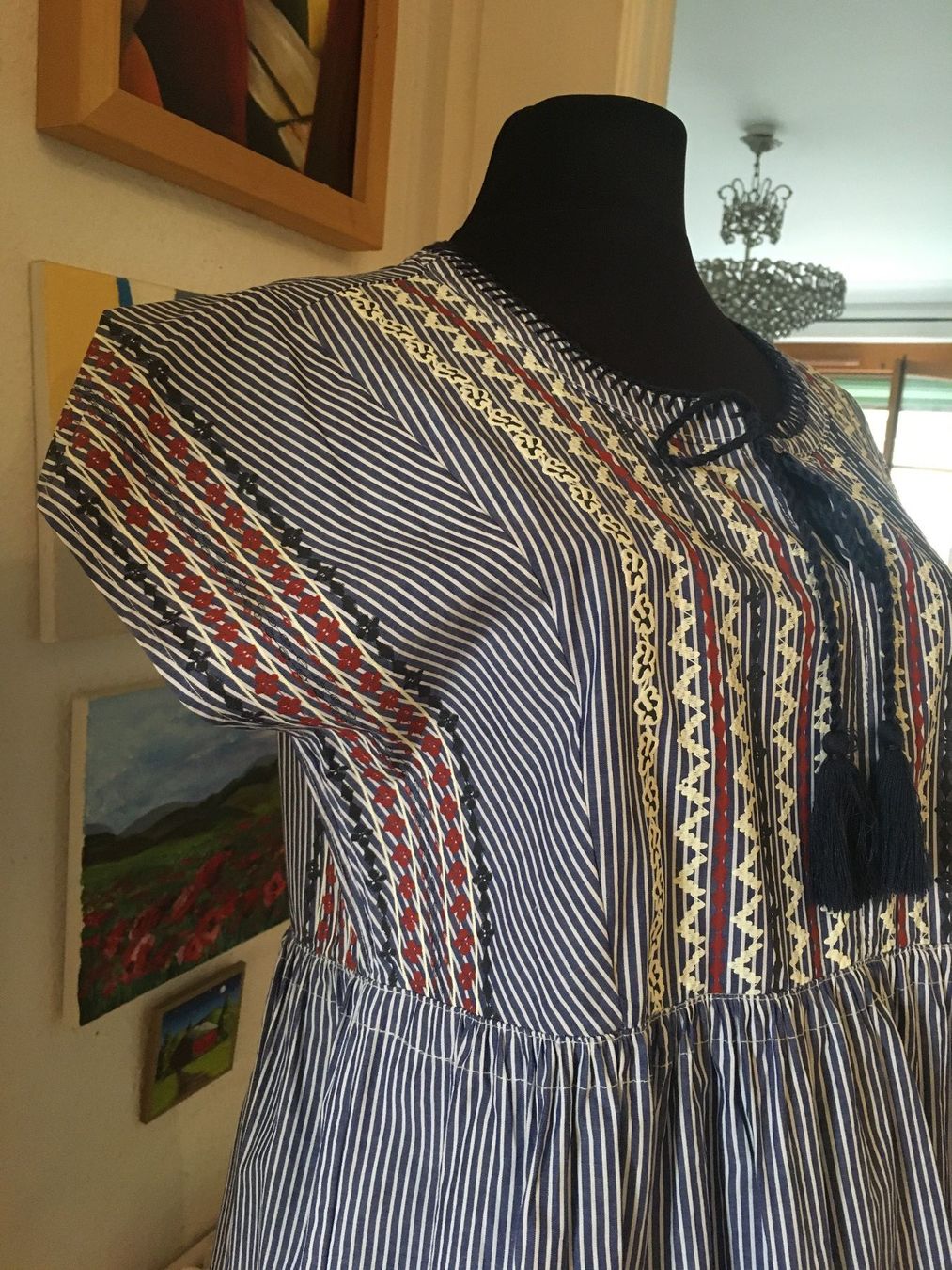 Camicette: Lovely boho chic cotton shirt new – Nuovo (secondo la descrizione) da Genève venduto da lailas_things 3