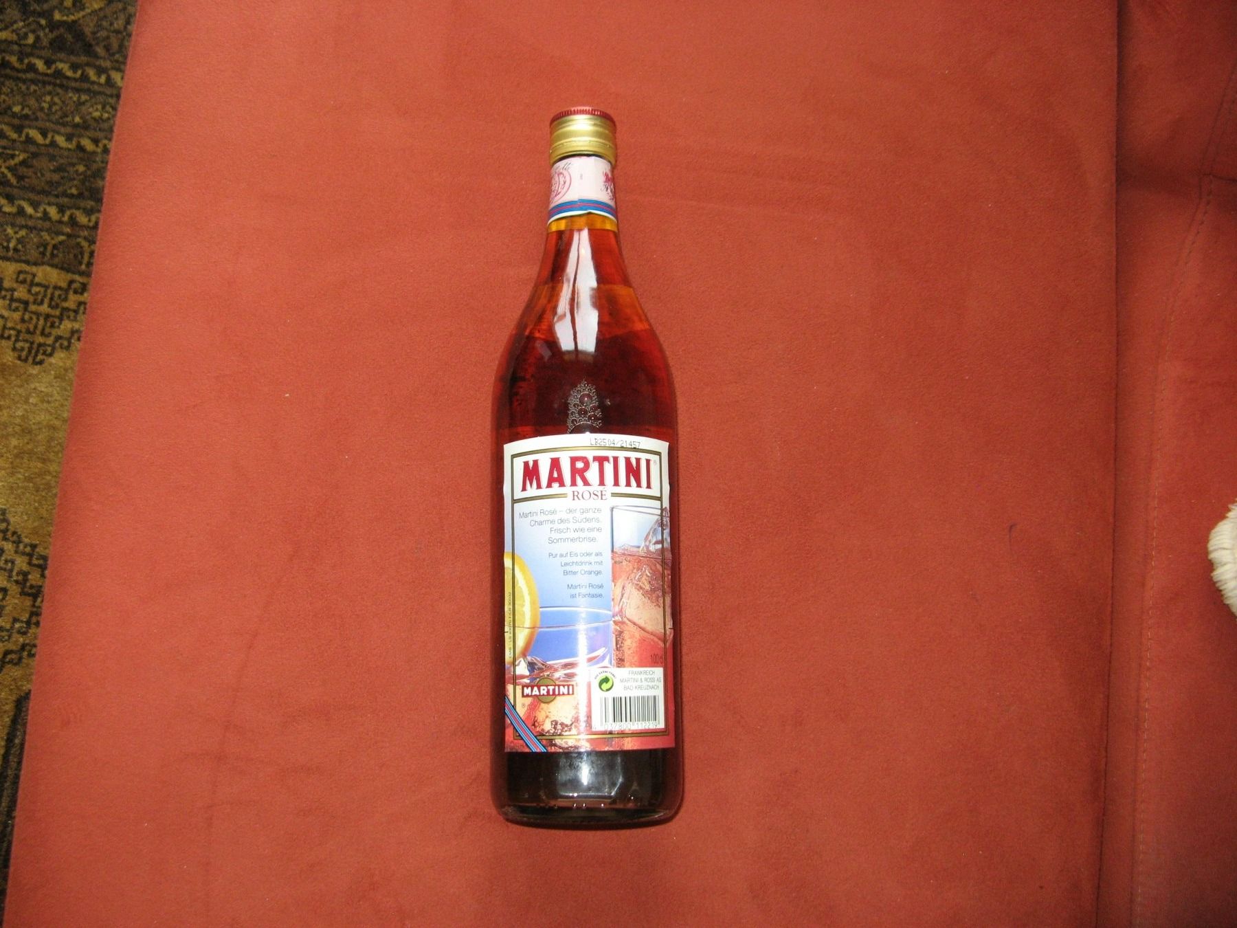 Martini Bevande alcoliche: Martini Rosé 100 cl – Usato da Zürich venduto da apil 2