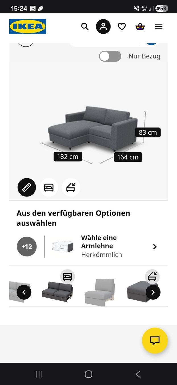 Ikea Divani: IKEA Sofa Vimle – Usato da Uetendorf venduto da Rahel.K.92 1