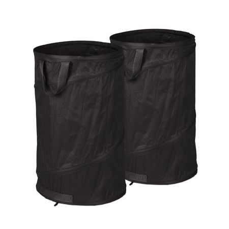 2er Set Pop Up Laubsack 120 L schwarz