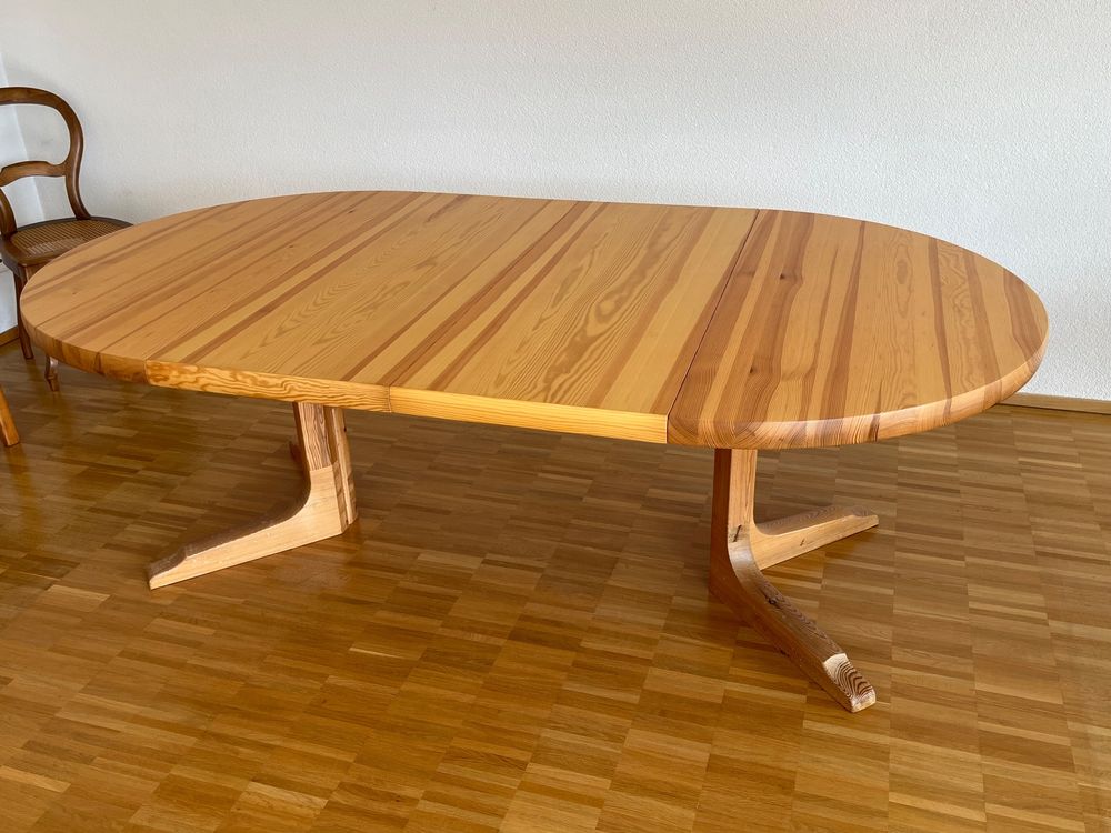 Holztisch rund / oval ausziehbar (Gebraucht) in Würenlos für CHF 50 ...