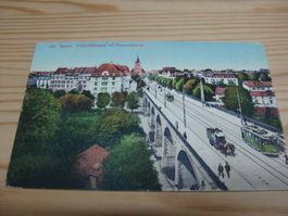 Basel Viaduktstrasse mit Tram