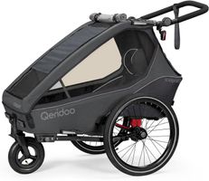 Qeridoo Kidgoo 1 Kinderanhänger grau