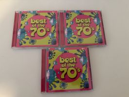 CD Compilation "best of the 70's" 3 CDs guter Zustand