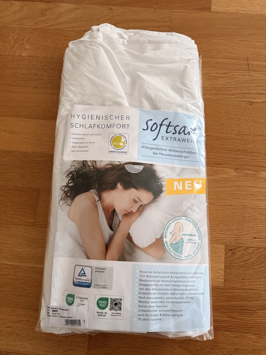 Biancheria da letto: Softsan Milbenschutz Bettdeckenbezug 200/210 – Nuovo (secondo la descrizione) da Luzern venduto da marsupilami13