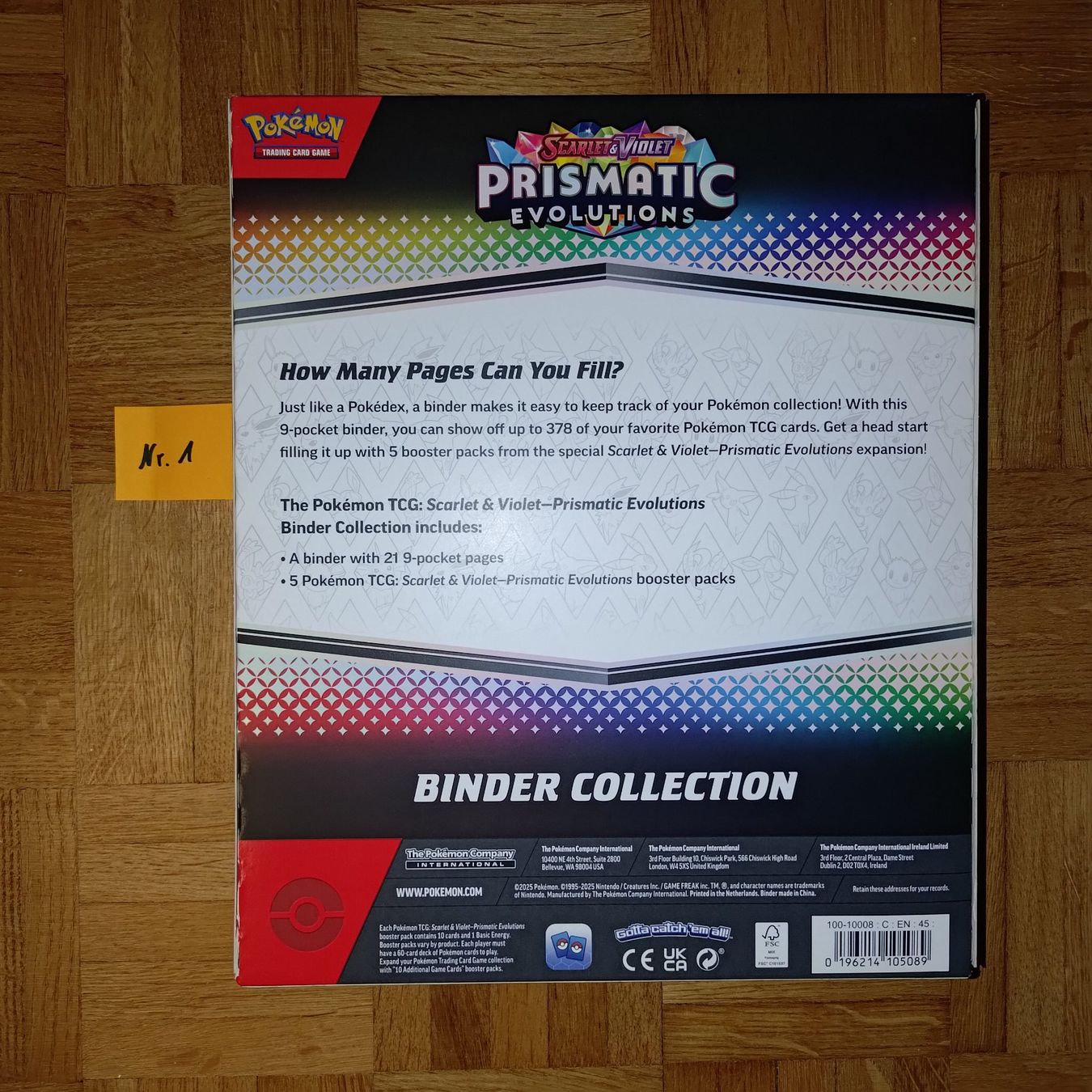 Pokémon Carte collezionabili: 🇺🇲 Prismatic Evolution Binder Collection – Nuovo (secondo la descrizione) da Basel venduto da KilluahZ 1