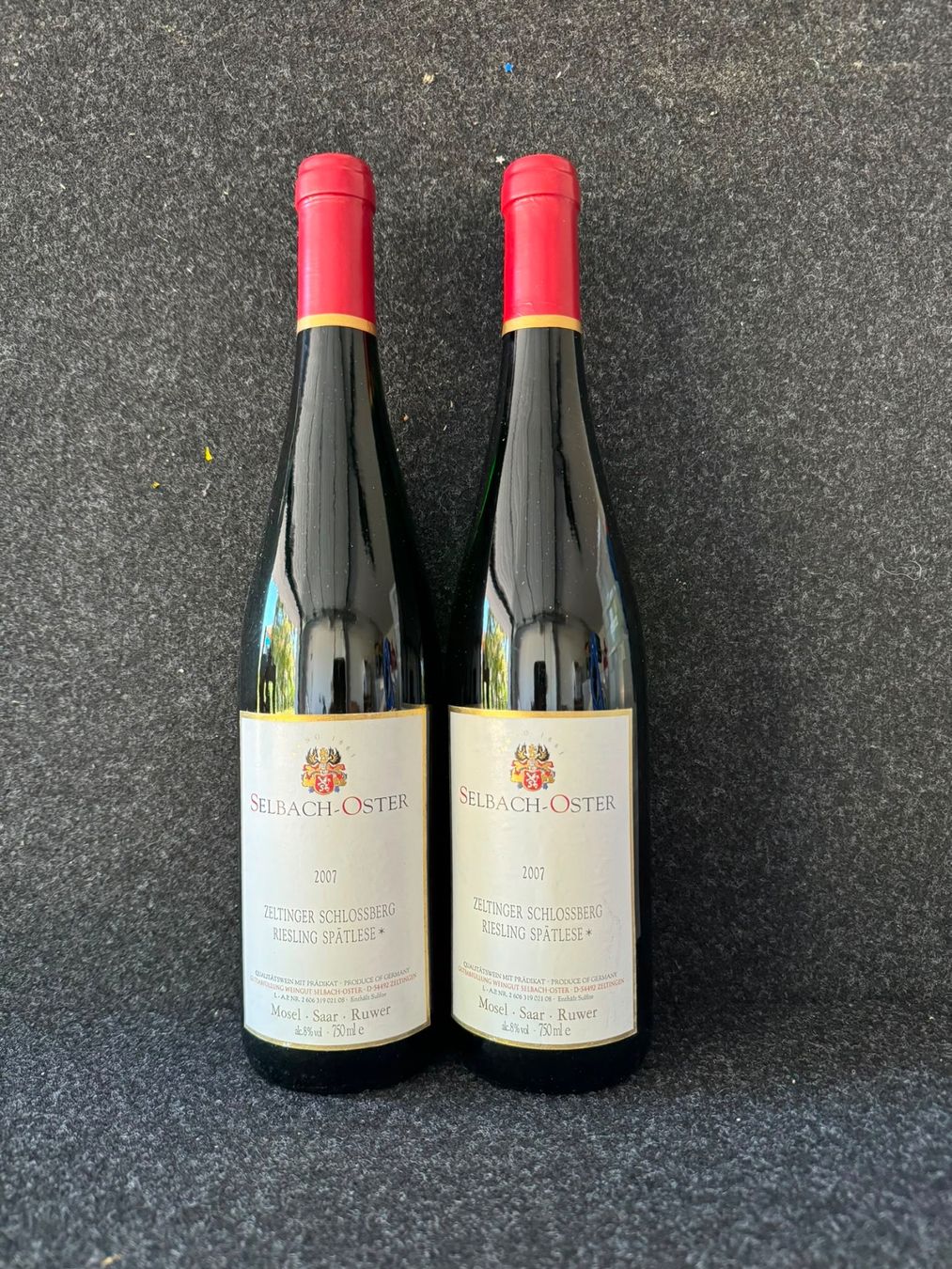 Vino: 2 Fl. Zeltinger Schlossberg  Spätlese 2007 – Usato da Dietikon venduto da Nesh