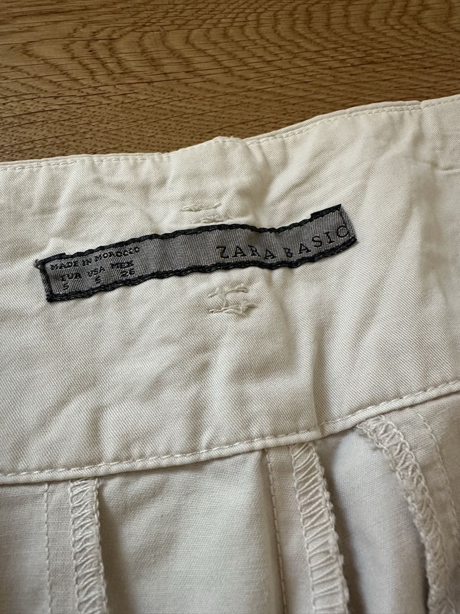 Zara Pantaloni: ZARA, Short, Beige Gr. S, Baumwolle – Usato da Zürich venduto da anouk_8008 2