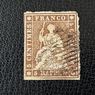 Tutti i francobolli: Strubelmarke 22C, gestempelt – Usato da Stallikon venduto da HILDECH1 1