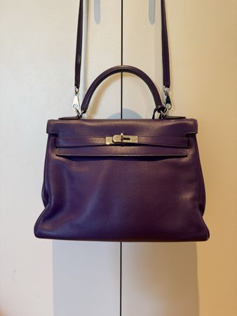 Hermès Kelly 32 Purple 2010