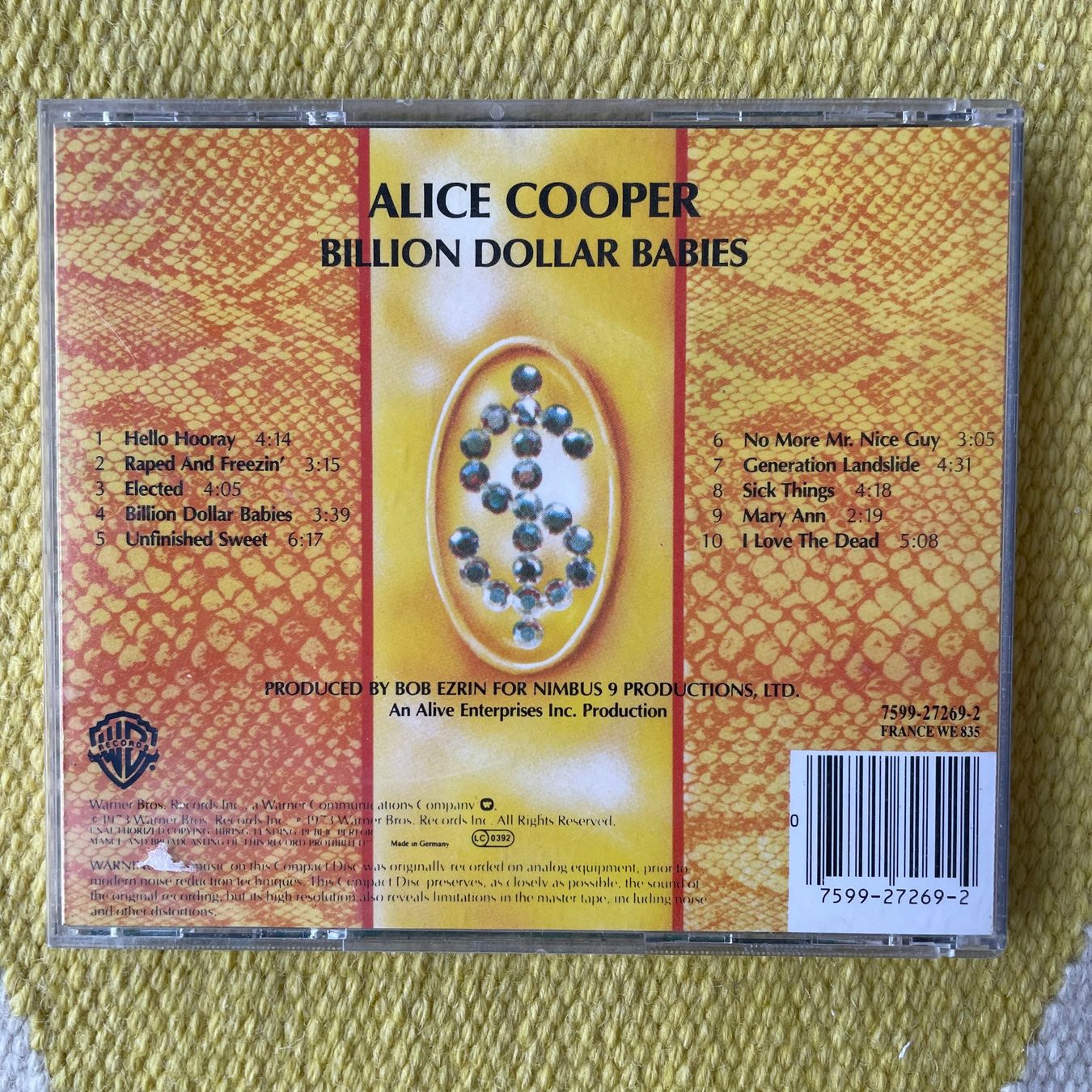 CDs: ALICE COOPER-BILLION DOLLAR BABIES – D'occasion à Rorschacherberg par CD-Roli 1