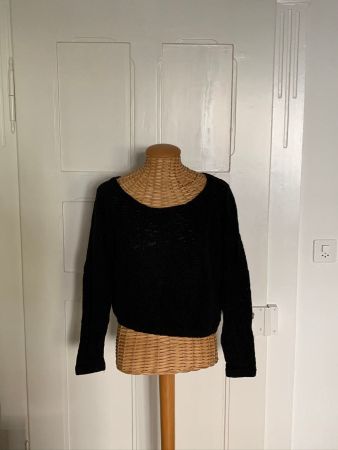ZARA - Strickpullover schwarz S
