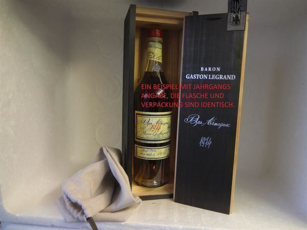 Bevande alcoliche: Bas Armagnac Baron G. Legrand 40% 1981 – Nuovo e nell'imballaggio originale da Wöschnau venduto da Vinsale 7