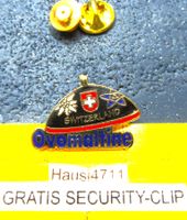 OVOMALTINE WANDER SENNEN-KÄPPI SCHMUCK-PIN ENAMEL GOLDIG