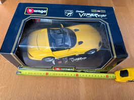 Bburago Dodge Viper RT/10 gelb Massstab 1:18 gebraucht