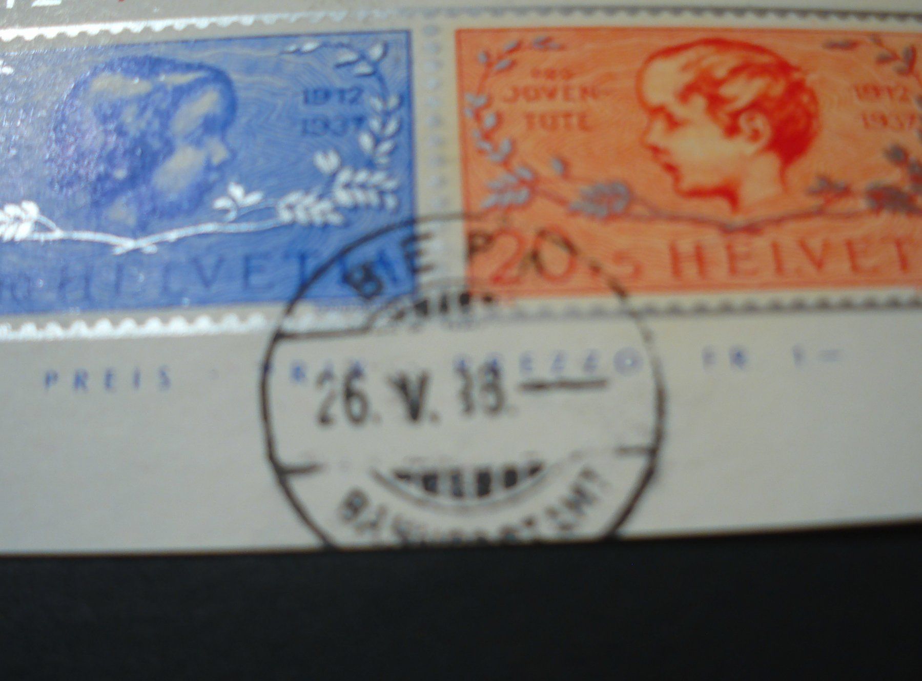 Tous les timbres: Juventute-Block 1937, gestempelt – D'occasion à Niederwil AG par morostahu 1