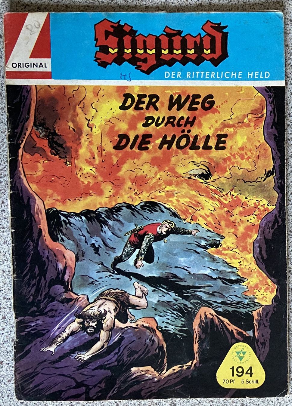 Fumetti: Comic Hefte Sigurd Der Ritterliche Held  Nr. 192, 194, – Usato da Böckten venduto da Hansi36 2