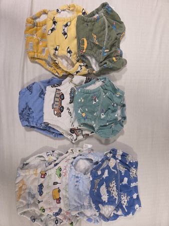 Potty training pants - used 2-4 times max,some new