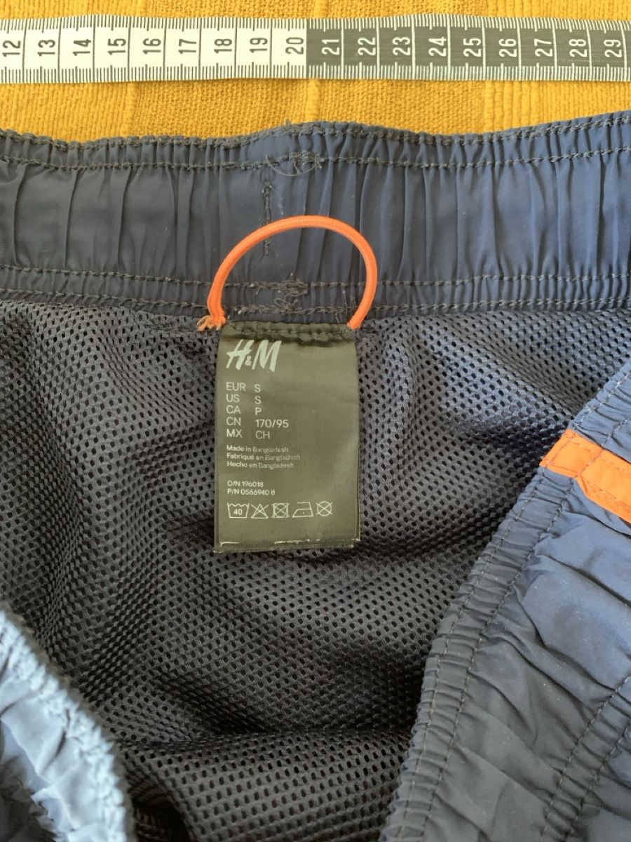 H&M Caleçons de bain: Badehose, Shorts, Herren S, blau/orange – D'occasion à Winterthur par Samu-V 1