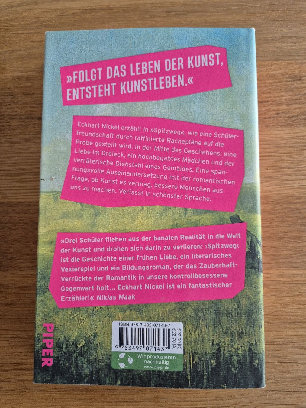 Libri: Eckhart Nickel - Spitzweg – Usato da Bern venduto da miruslav 1