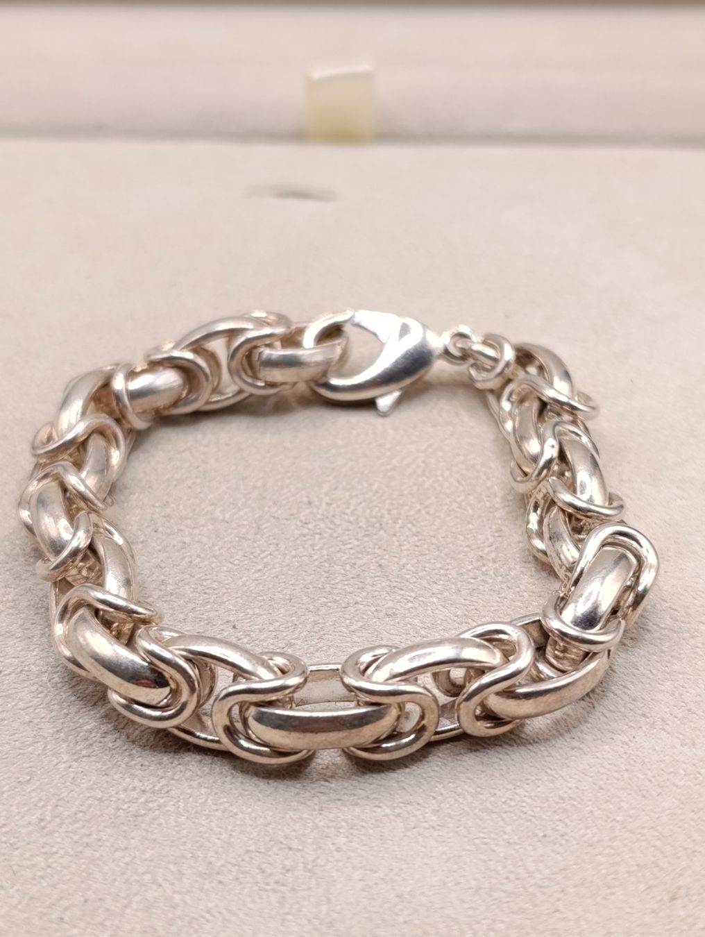 Bracciali & Braccialetti: Vintage versilberte Unisex massive Armband Top – Usato da Steffisburg venduto da 1.Schmuckschatulle 1