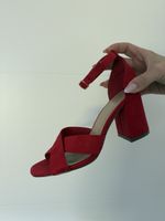 Sandalen Jenny Fairy rot mit Blockabsatz guter Zustand
