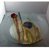 Plateaux: Glas Schale 33cm E&E Plank AT mit Gold bemalt – Neuf (Voir description) à Stein am Rhein par Vitrum8260 2