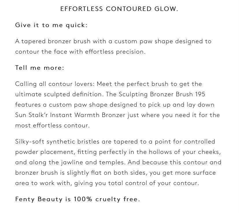 Fenty Gesichtspflege: Fenty Bronzer Brush,neu, Ladenpreis CHF47.90 – Neu und originalverpackt aus Zürich von deruja 7