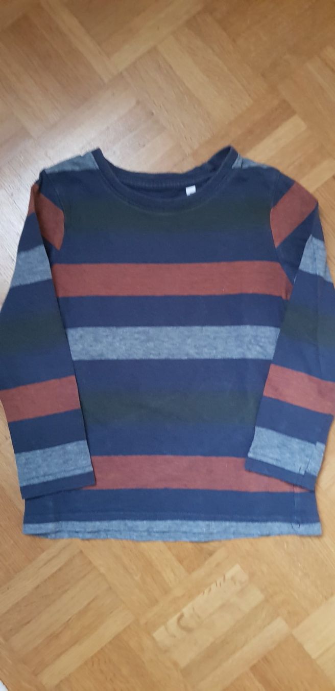 C&A Maglioni & Felpe: Langarmshirt gestreift, Gr. 110 – Usato da Dietikon venduto da grafad