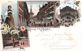 Gruss aus Bern litho