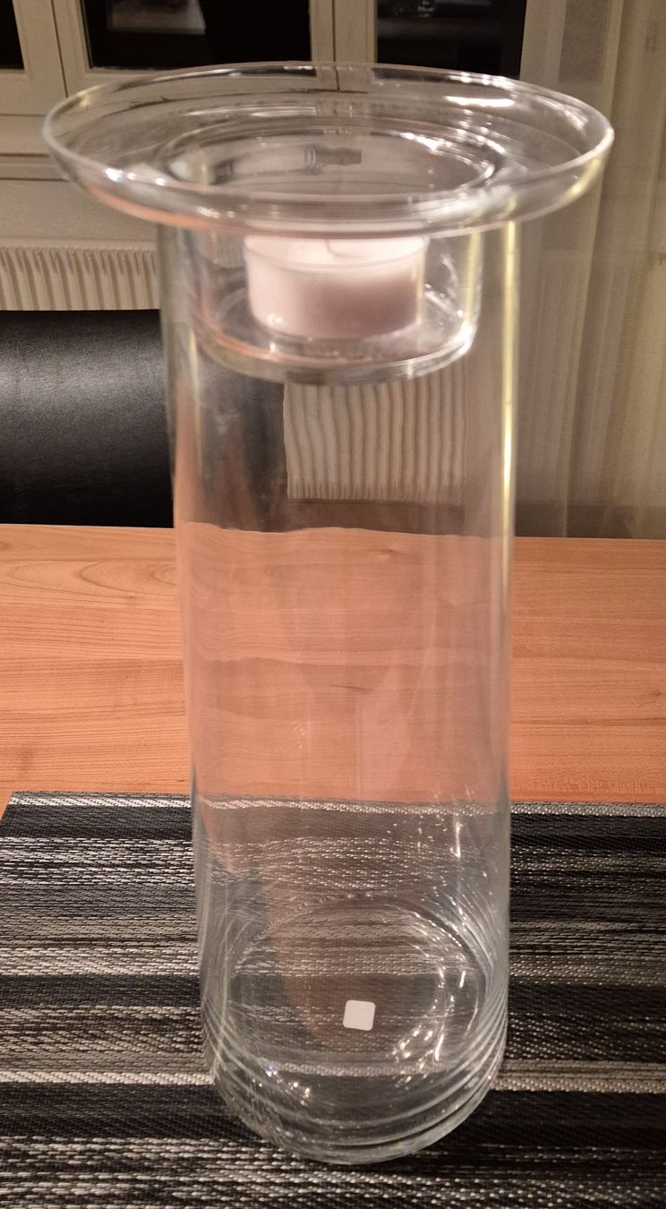 Partylite Kerzenständer: PartyLite Pillarkerzenhalter SYMMETRY, Gross – Neu und originalverpackt aus Rüttenen von Mushorn