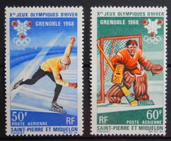 St. Pierre es Miquelon Kat. 413-414 * 1968 Kat. 22 Euro