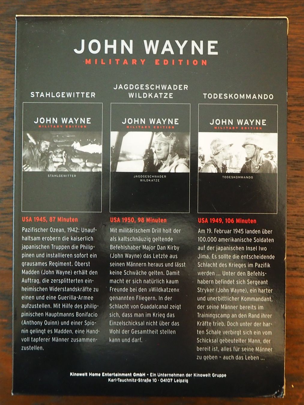 Tutti i DVDs: John Wayne - Sammlung / 6 Filme in 2 Boxen – Usato da Chur venduto da dluli 2