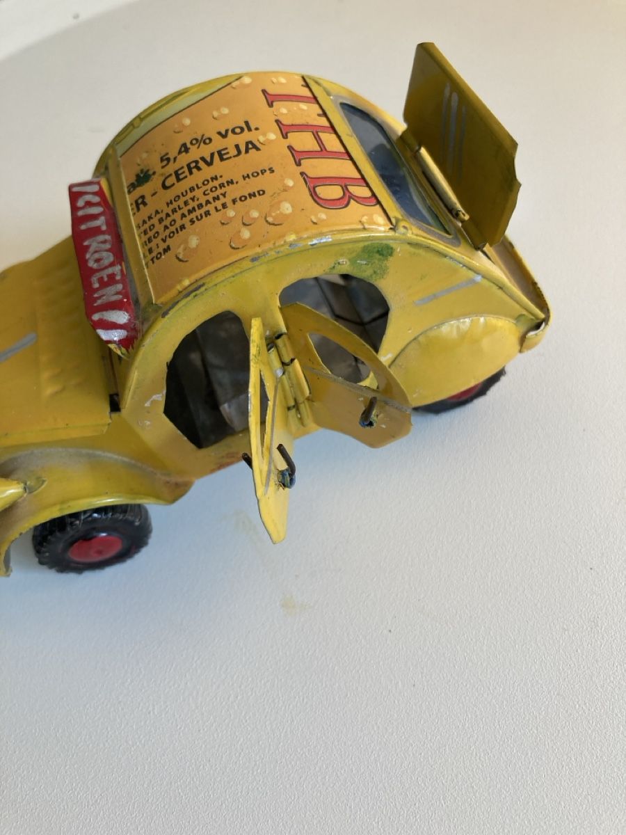 Citroën Modellini d'auto: Citroën 2CV aus alter Bierdose  – Nuovo (secondo la descrizione) da Basel venduto da AufeinenBlick 2