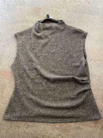 Strickoberteil Braun
