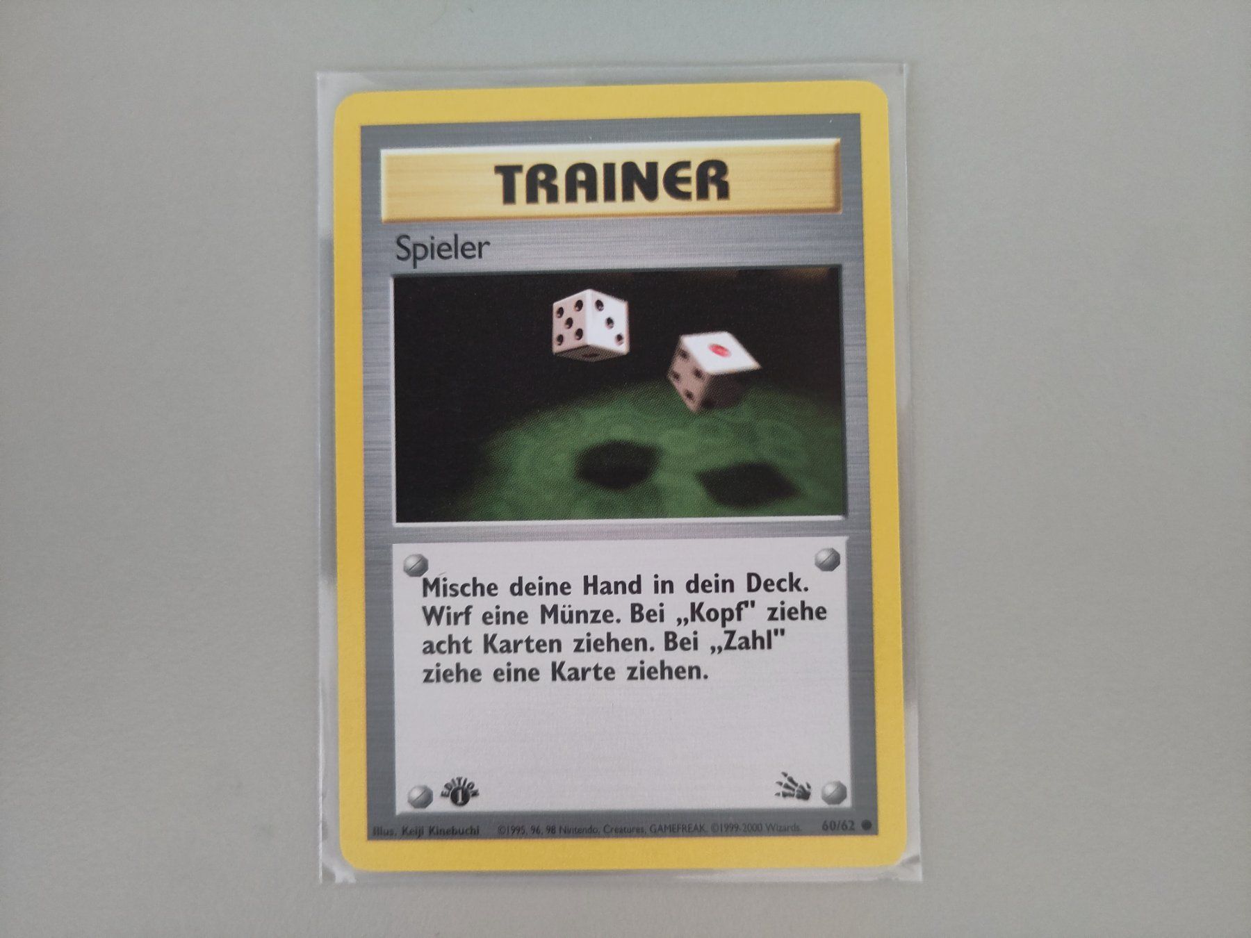 Pokémon Sammelbilder & Trading cards: 1. Edition Fossil Spieler 60/62 - DE – Gebraucht aus Bern von gil_rkx8