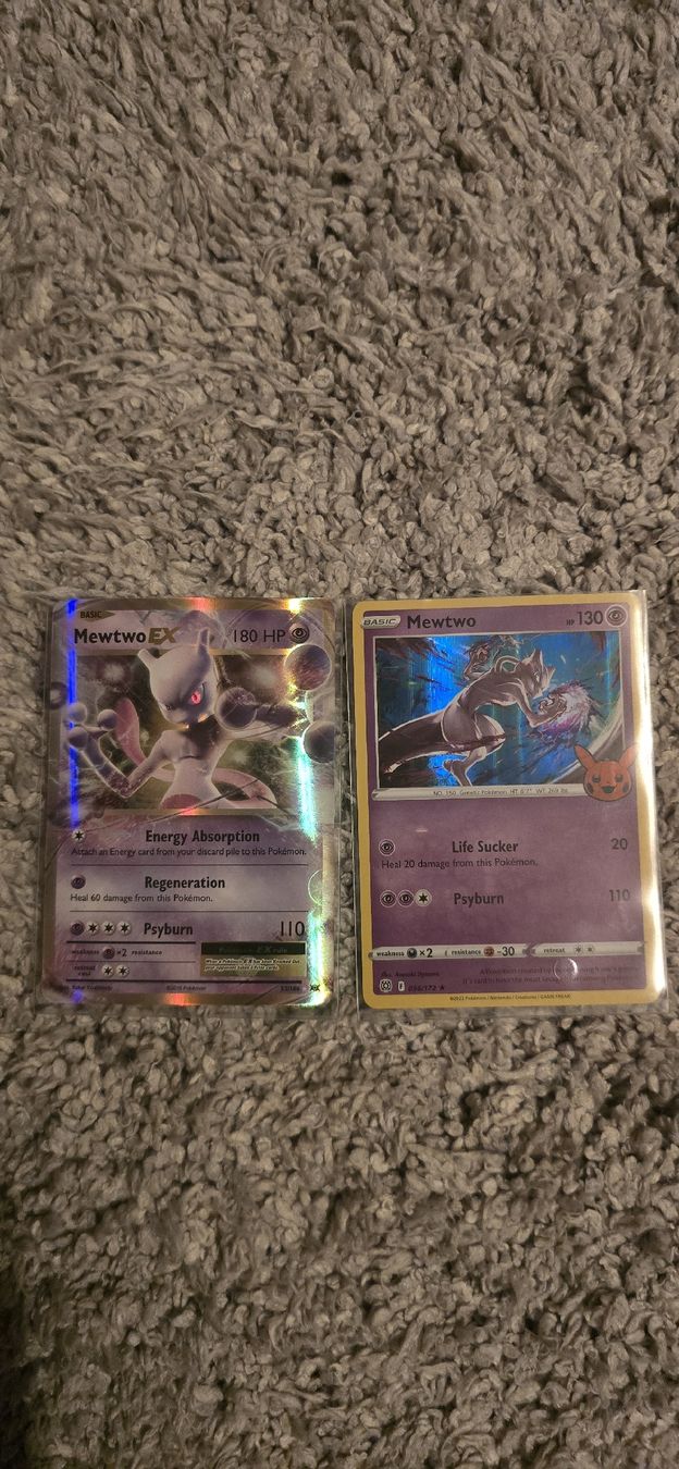 Pokémon Sammelbilder & Trading cards: 2 carte Mewtwo Pokémon  – Neu (gemäss Beschreibung) aus Montagny-Yverdon von SE7ENG