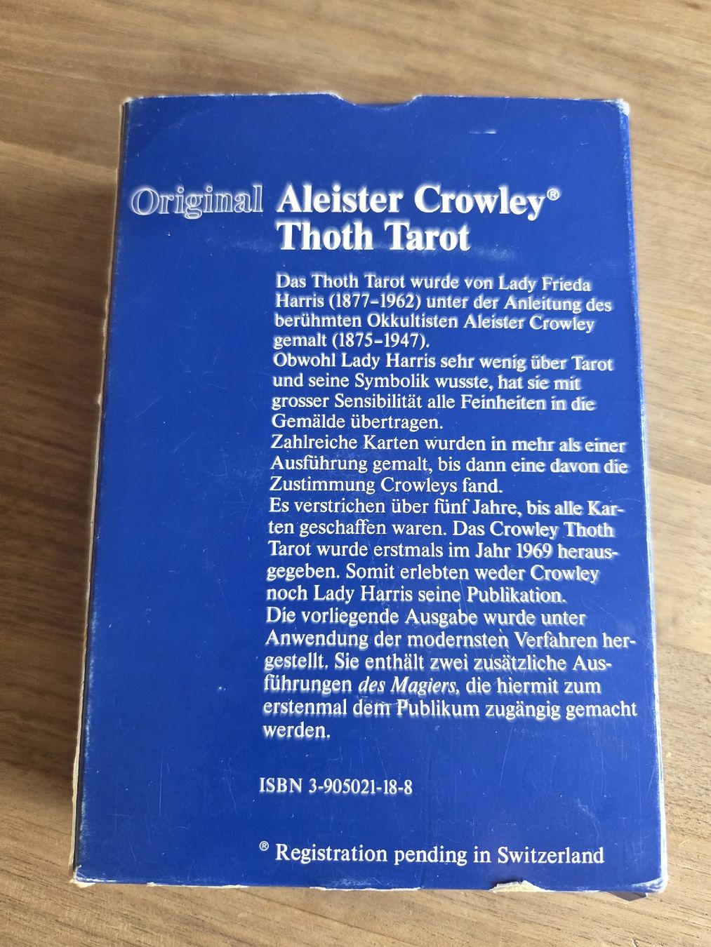 Giochi: Aleister Crowley Thoth Tarot, Karten – Nuovo (secondo la descrizione) da Bühler venduto da ros_5qfr 1