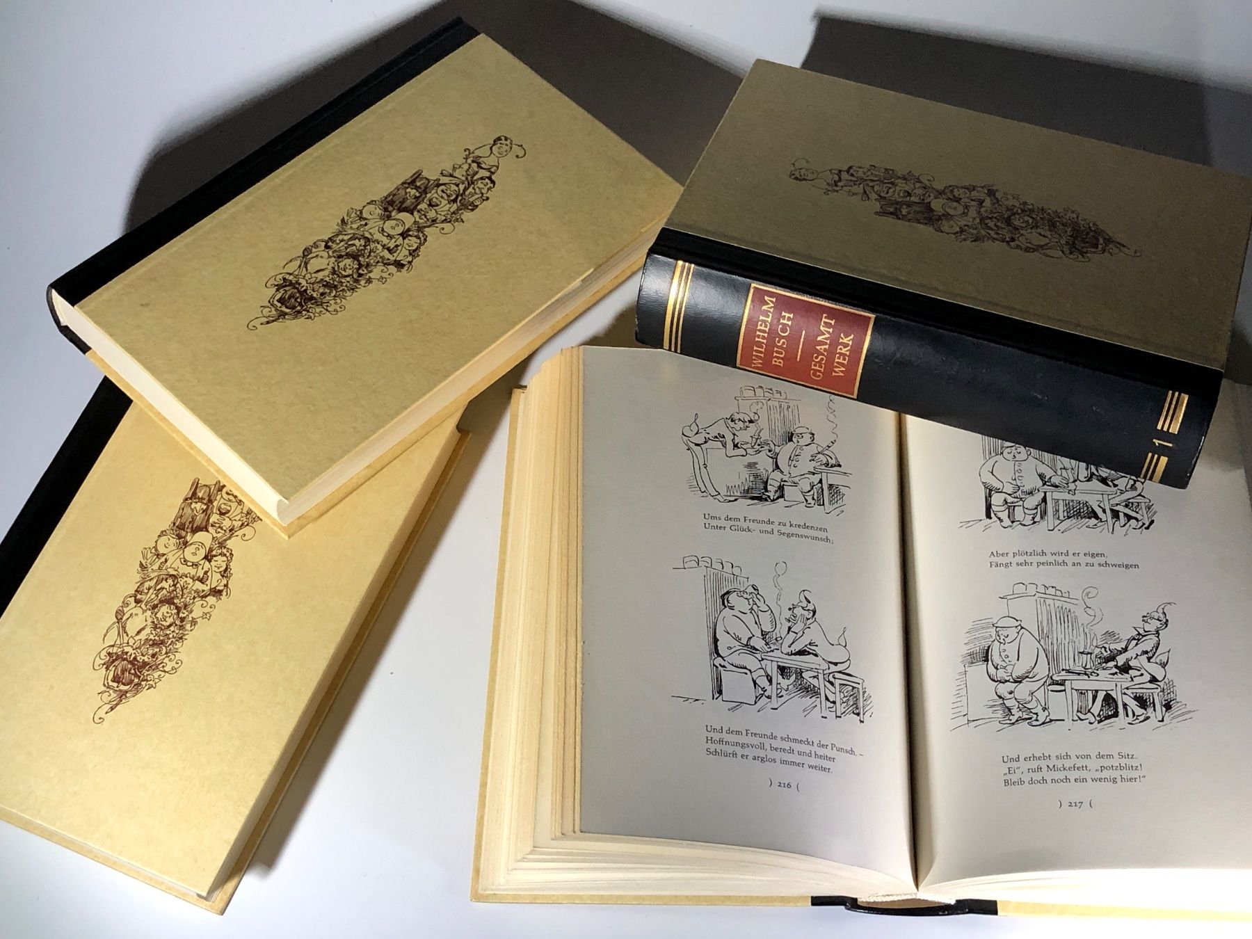 Libri: Wilhelm Busch - Gesamtwerk - Bände 1 - 4 – Usato da Bergdietikon venduto da Garak 3