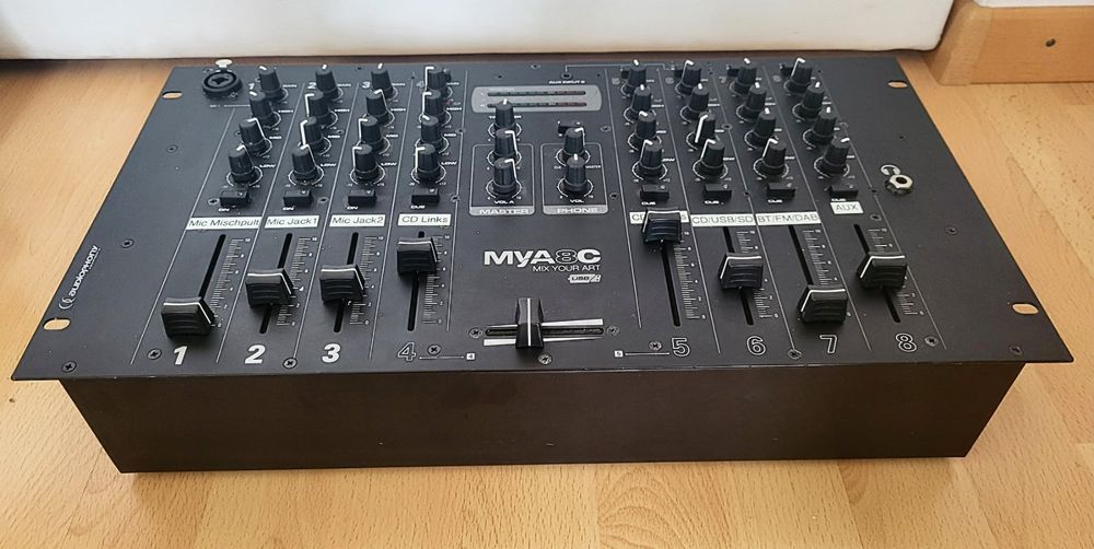 DJ Clubmixer MYA 8 C und Doppel CD Player Denon DN2000F MK Kaufen