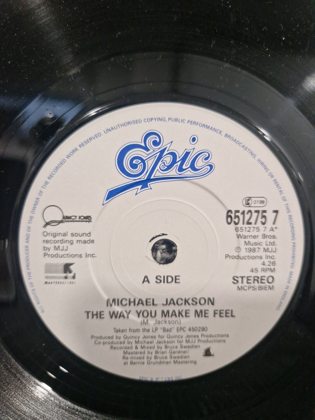 Dischi in vinile: Michael Jackson: The way you make me feel Maxi – Usato da Stetten SH venduto da ExtremMIB 5