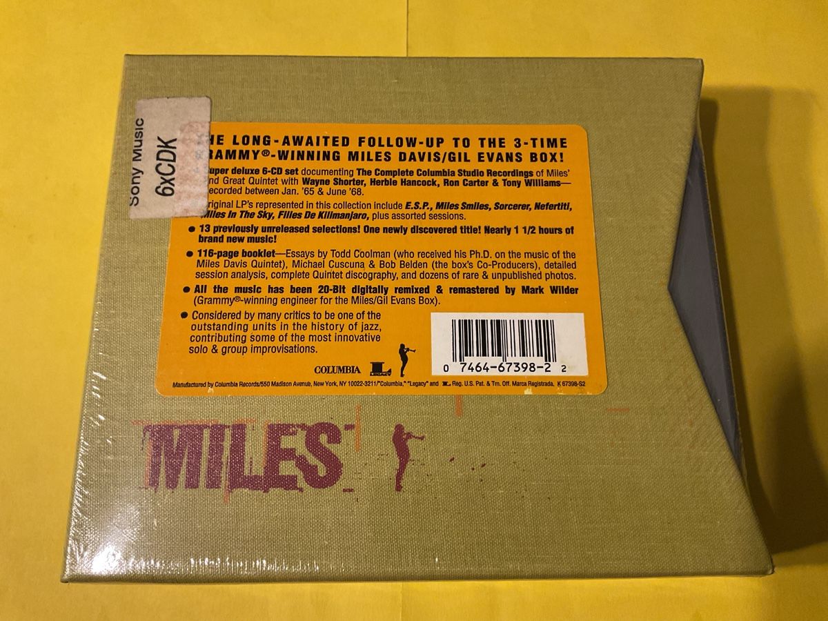 CDs: Miles Davis Quintet 1965-68 6-CD Box Set neu – Neuf avec emballage d'origine à Steinach par Quarkie 2